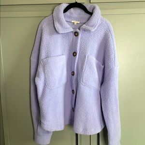 Lavender Sherpa Jacket